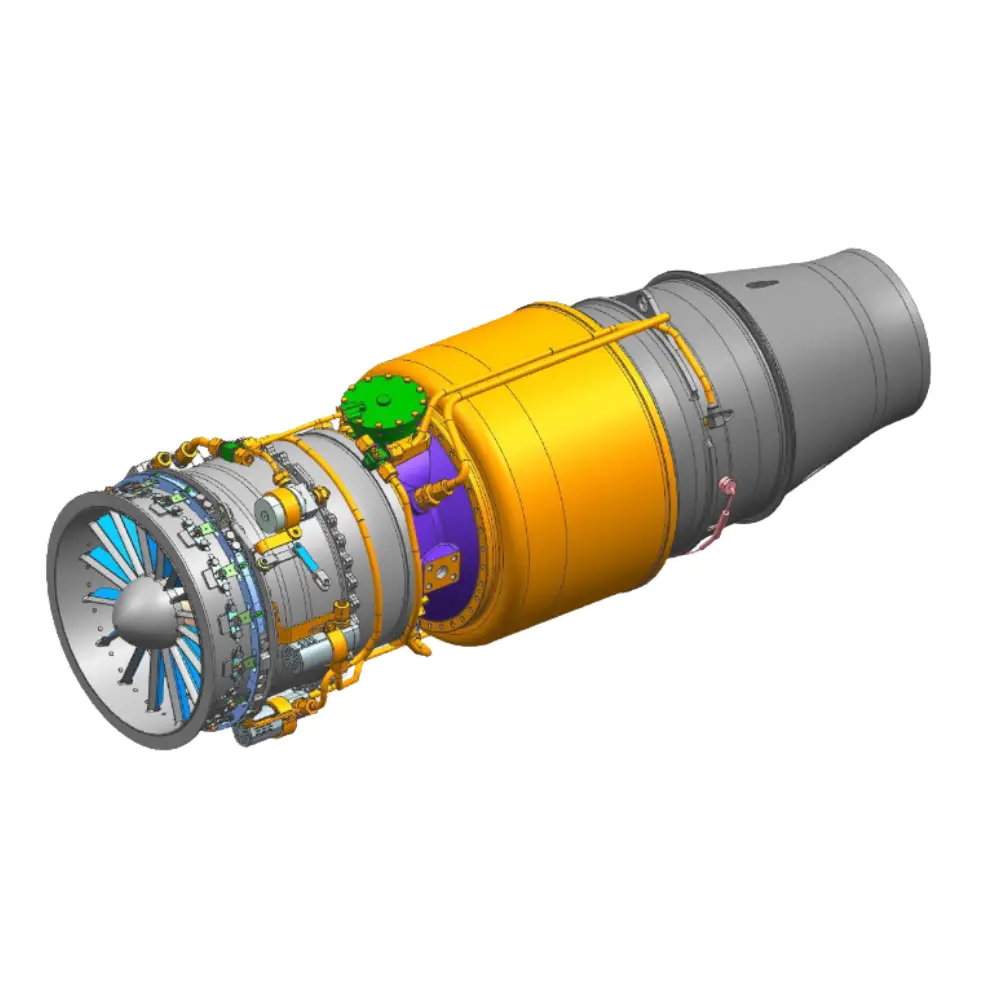 Turbojet engine 992 kgf TJ-10000