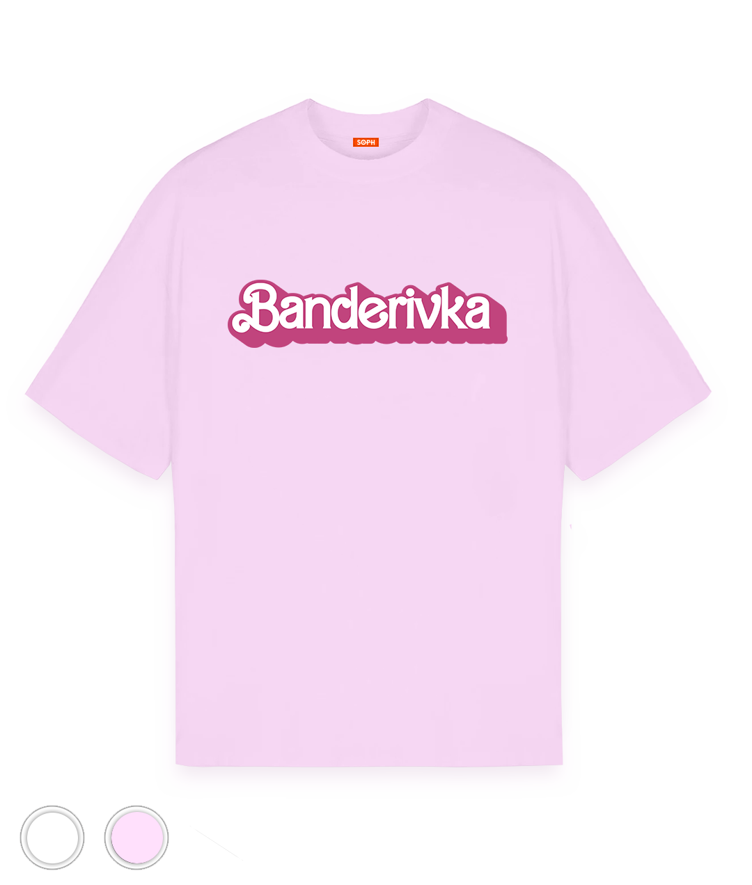 Футболка з принтом BANDERIVKA barbie style