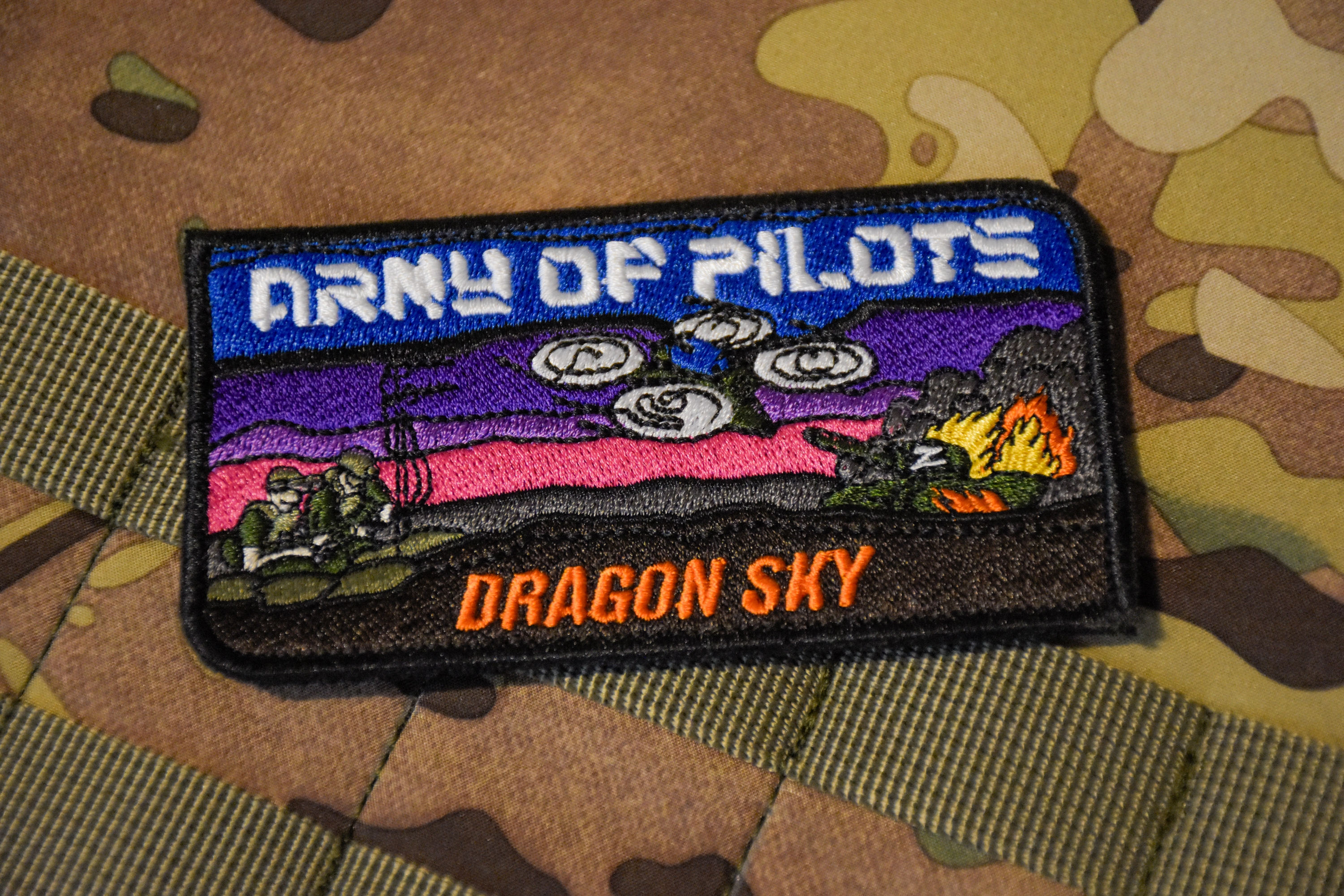 Патч Dragon Sky pilots