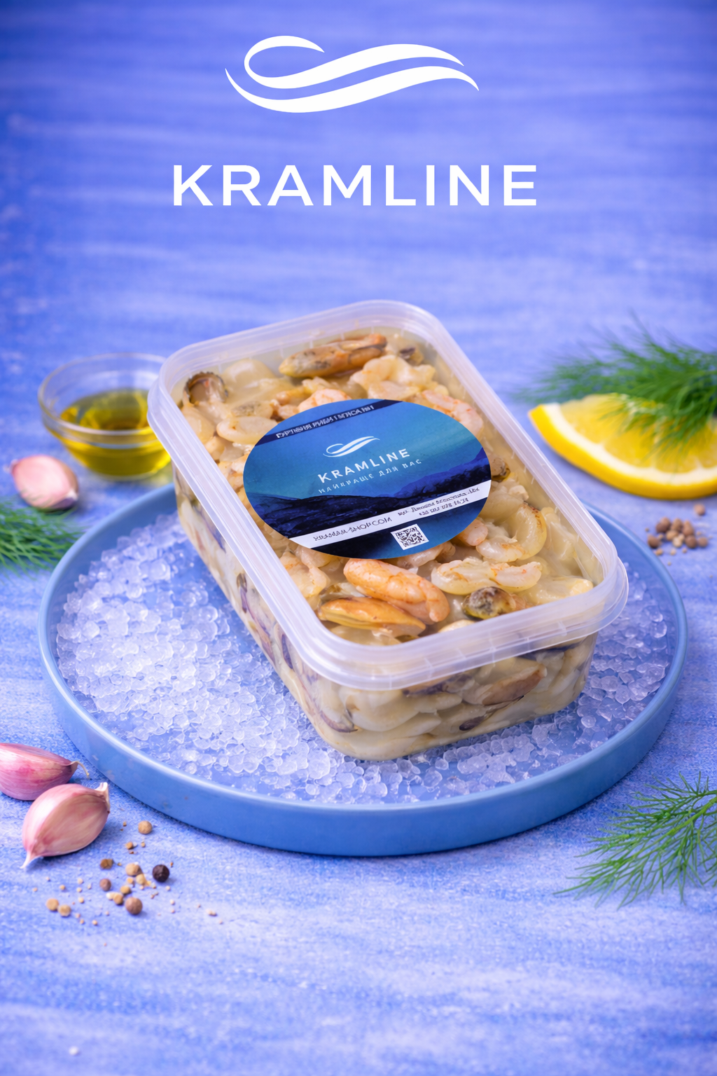 Морепродукти солені в олії