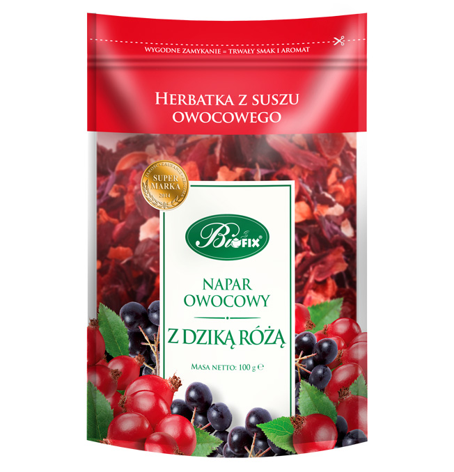 🇵🇱 "BIFIX" Te de frutas secas con escaramujo, 100 g.