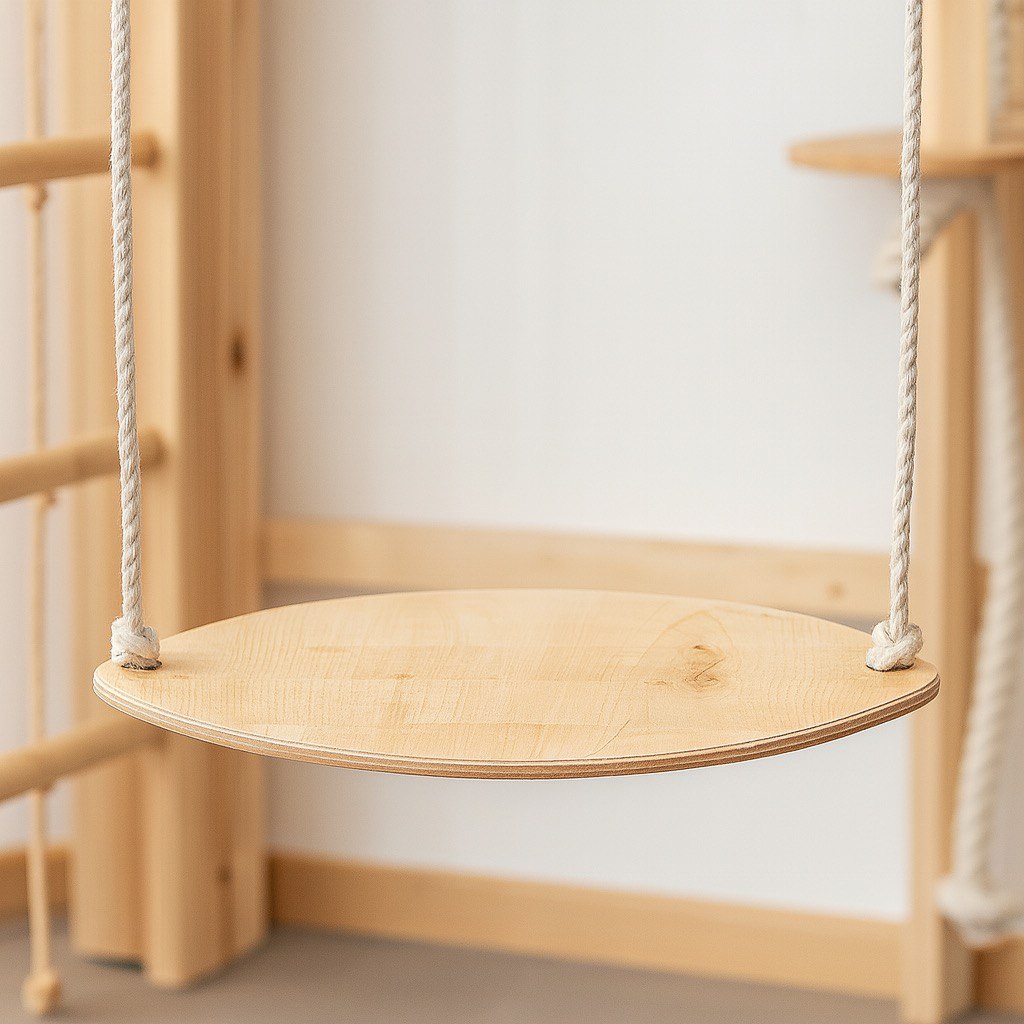 Sitzscheibe – runde Holz-Schaukel (ohne Seil)
