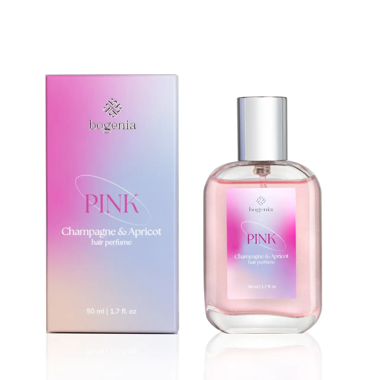 Парфум для волосся Pink Champagne & Apricot Hair Perfume Bogenia BG428 №001