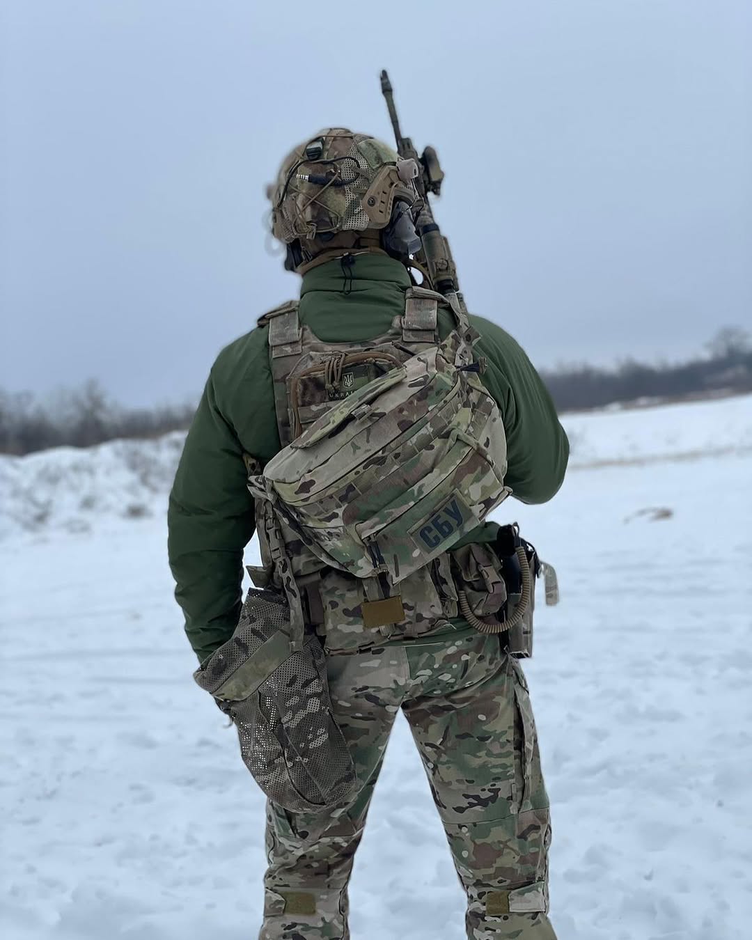 Тактична велика поясна сумка "Hoffmann Large Multicam" від українського бренду "Hoffmann Equipment".