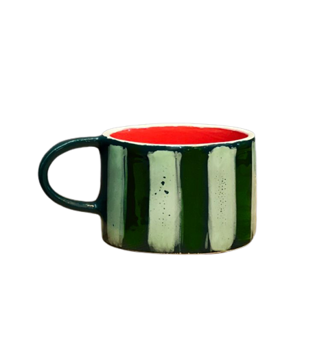 Креативна, незвичайна чашка для кави у вигляді кавуна