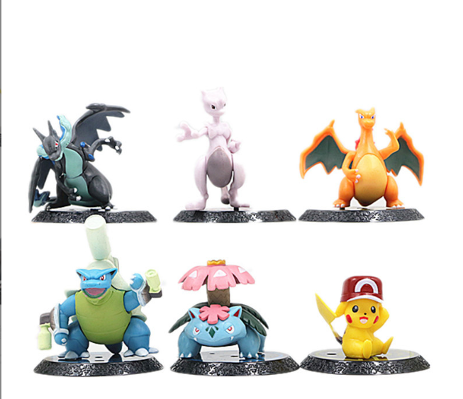 Набір ігрових фігурок Покемон Pokemon Go 6 шт 6-7. см.Фігурки Покемон Го