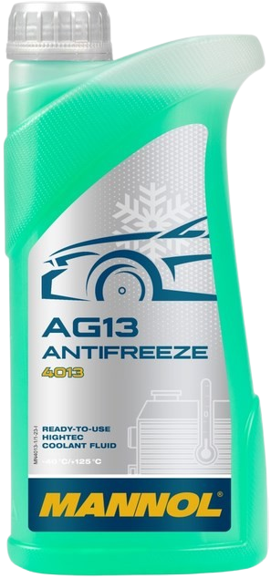 Антифриз зелений готовий MANNOL  AG 13 (-40) Hightec 1л