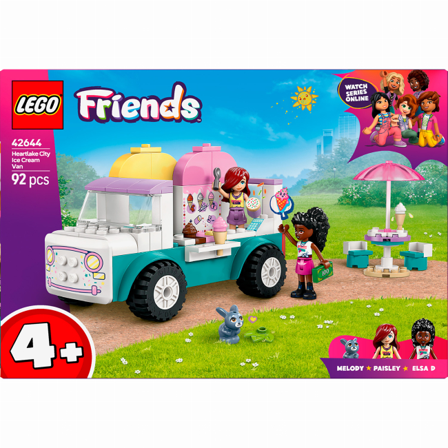 Конструктор LEGO Friends Хартлейк-Сіті. Фургон із морозивом (42644)