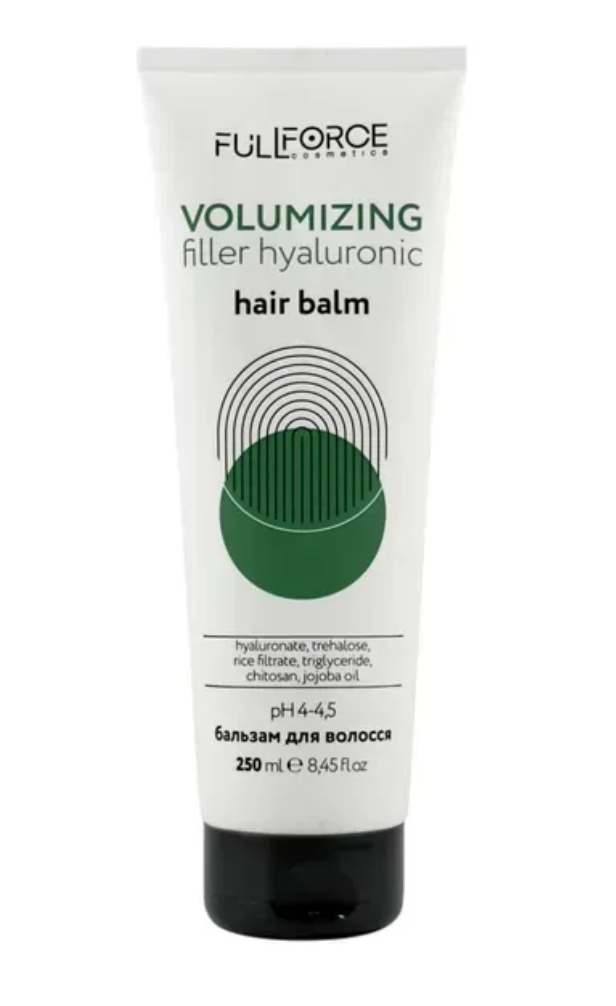 Бальзам філлер для об’єму волосся з гіалуроновою кислотою HAIR BALM VOLUMIZING FILLER HYALURONIC, 250 ml