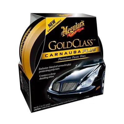 Твердий віск карнауба + аплікатор (набір) Meguiar's Gold Class Carnauba Plus Paste Wax (311г)