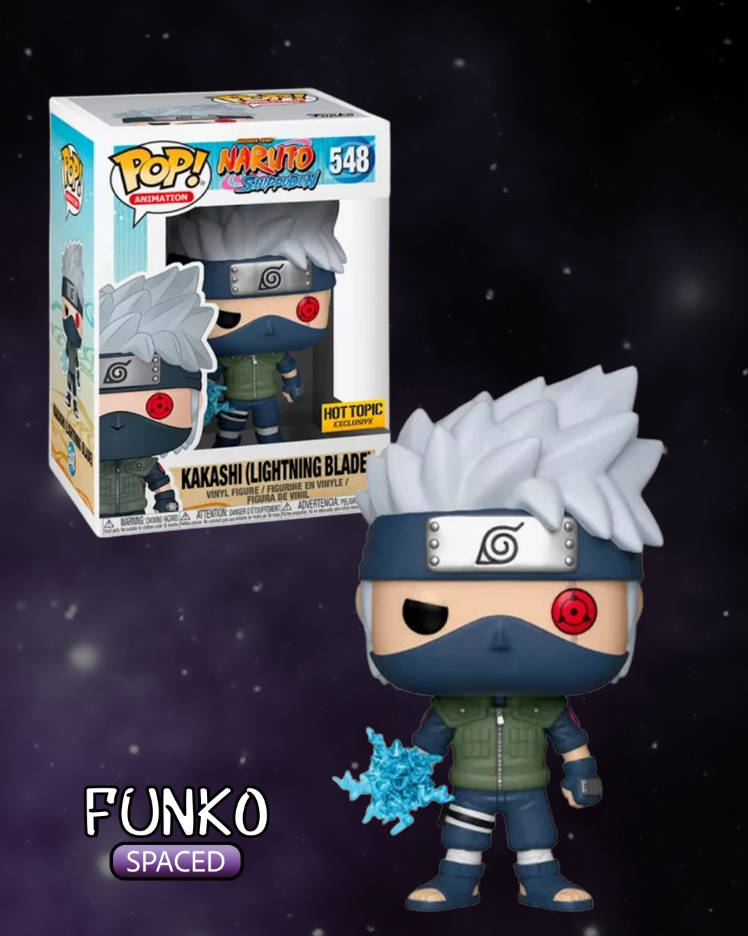 Фігурка Funko Pop Naruto - Kakashi (Lighting Blade) | Фанко Поп Наруто - Какаші #548