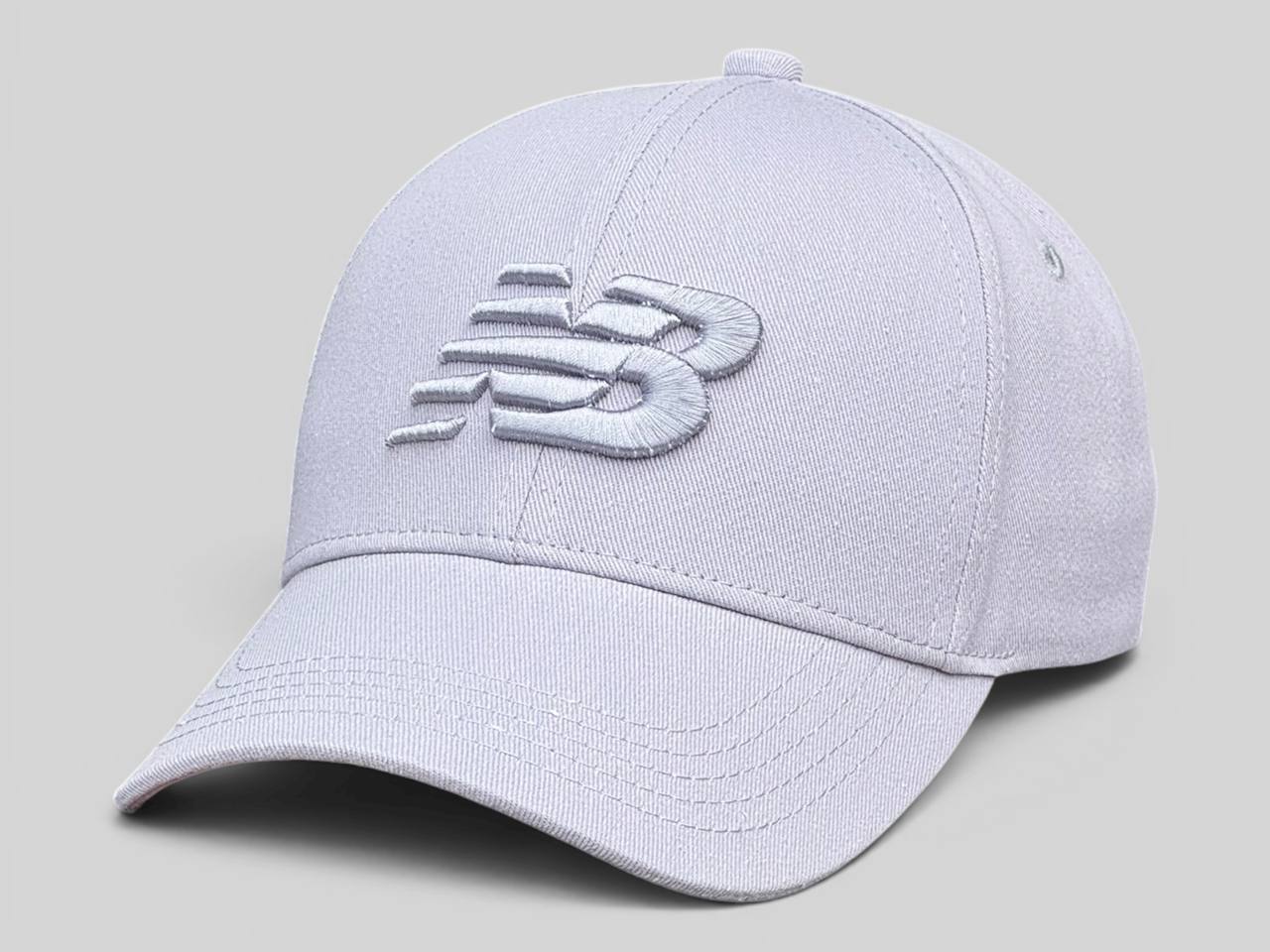 Кепка Бейсболка New Balance - Нью Беланс Світло Сірий Копія