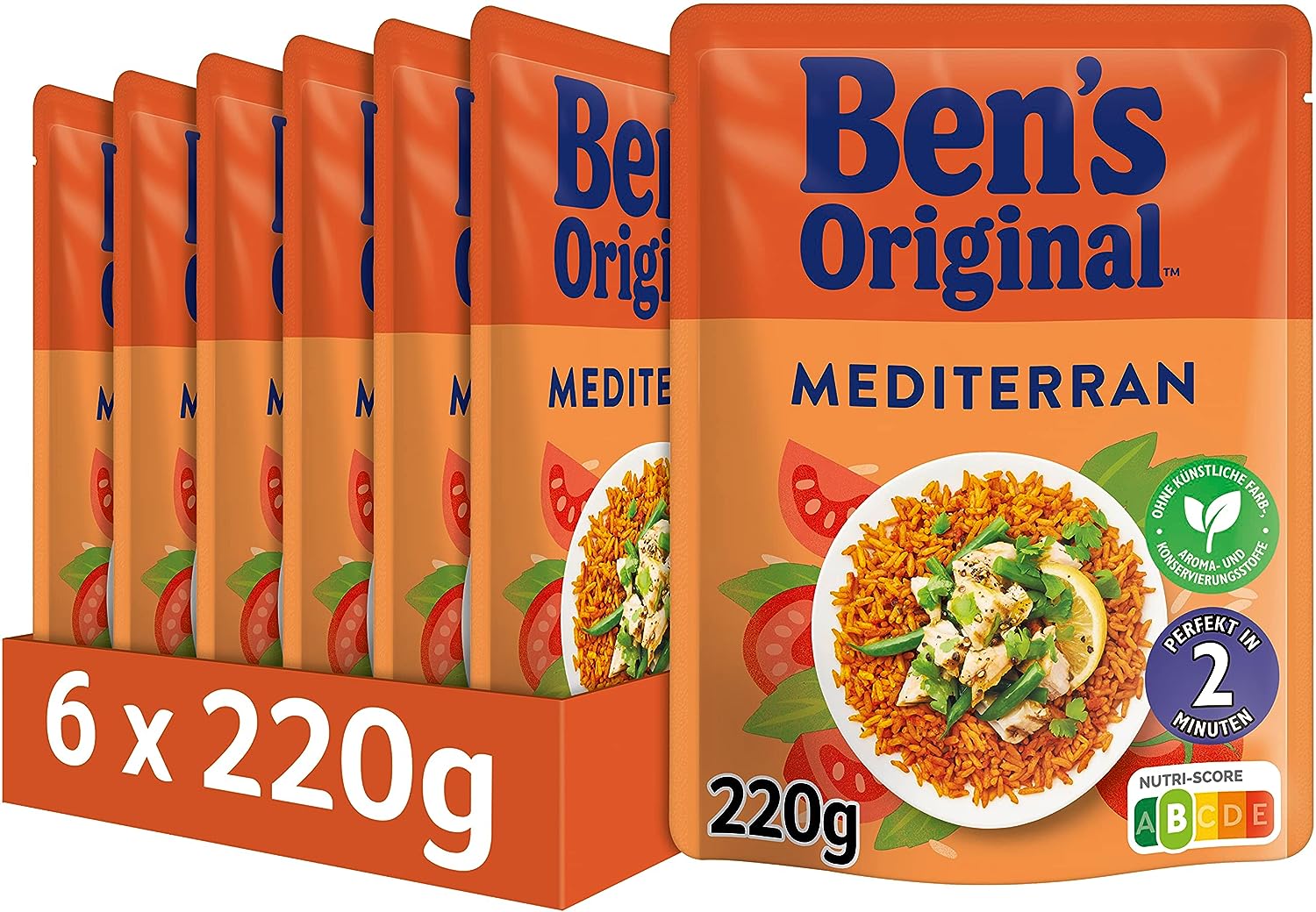 Ben's Original Express Mediterran Миттєвий Рис Середземноморський 220 г - 1 шт