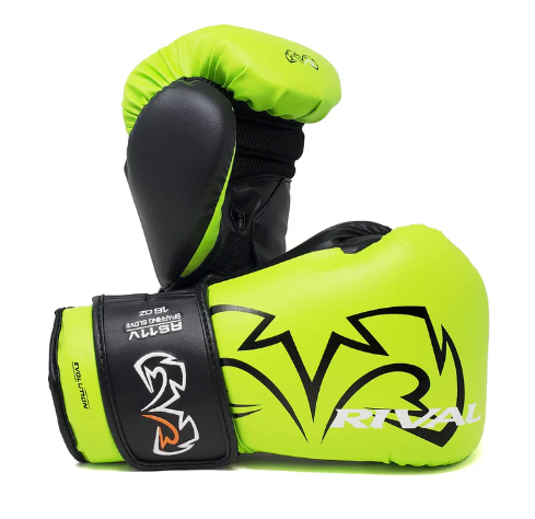 RIVAL RS11V EVOLUTION SPARRING GLOVES Lime
