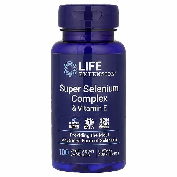 Life Extension, Super Selenium Complex & Vitamin E, 100 Vegetarian Capsules