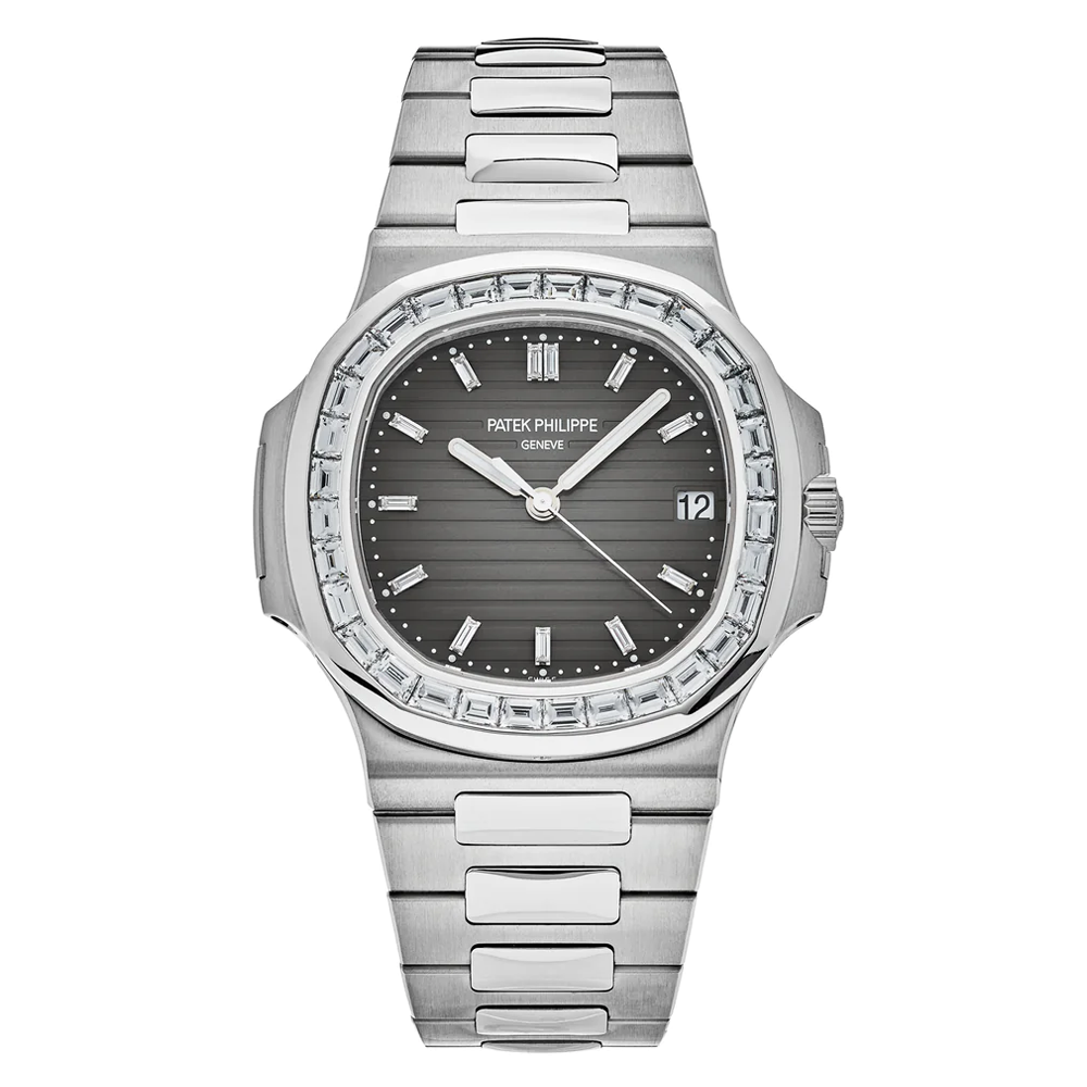 Patek Philippe Nautilus Platinum Diamond Bezel 5711/110P-001