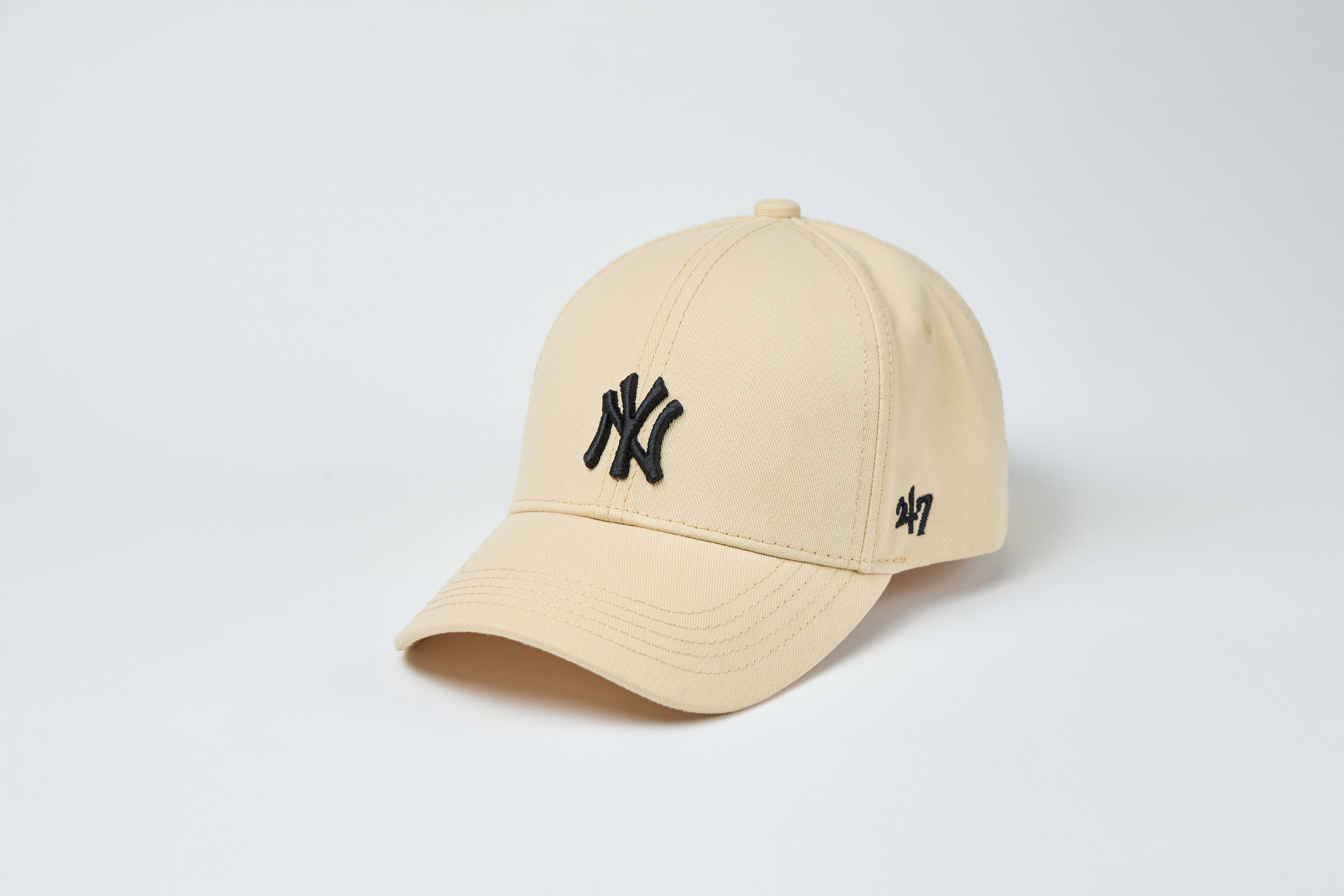 Бейсболка New York - Нью Йорк Бежева Вишивка Чорна Копія