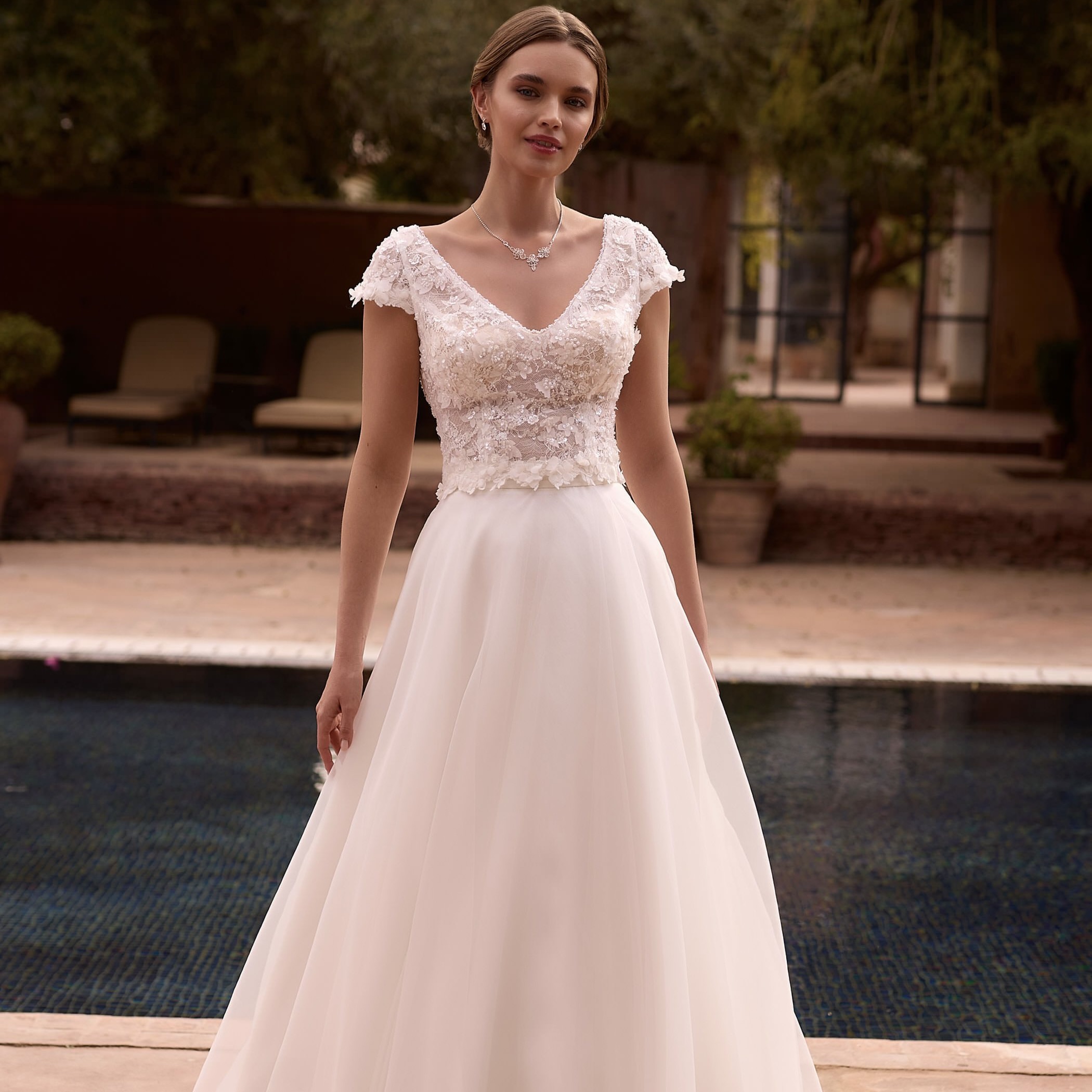 Bianco Evento Brautrock LEJLA