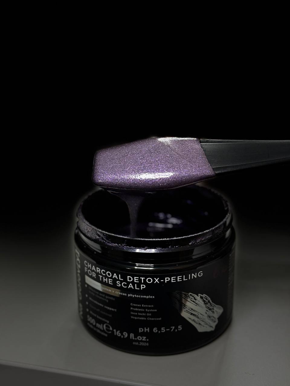 ВУГІЛЬНИЙ ДЕТОКС-ПІЛІНГ ДЛЯ ШКІРИ ГОЛОВИ .  NA GOLOV[Y]. ВИКЛЮЧНО САЛОННА ПРОЦЕДУРА