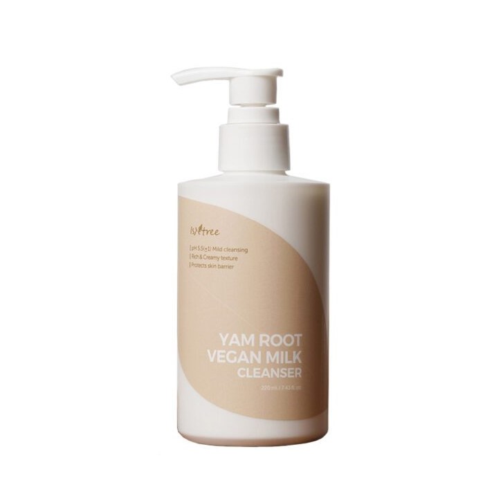 Молочко для вмивання з коренем дикого ямсу Isntree Yam Root Vegan Milk Cleanser 220 ml