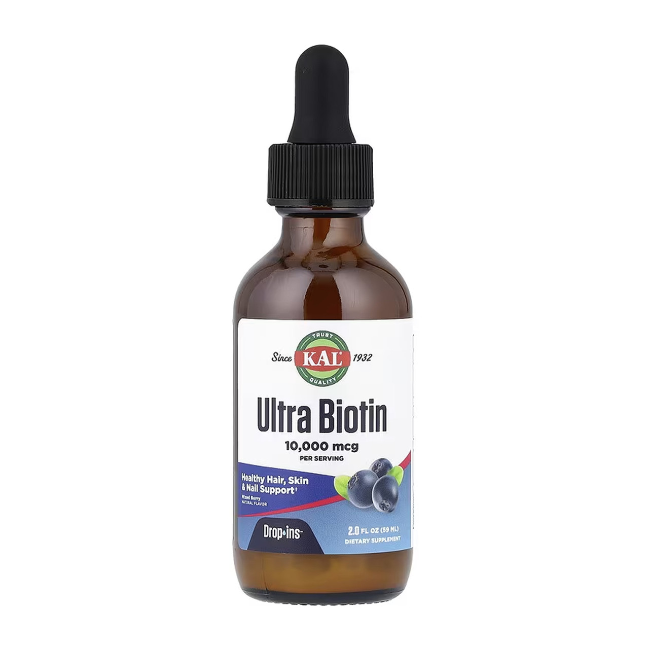 Ultra Biotin 10000mcg - 59 ml Mixed Berry