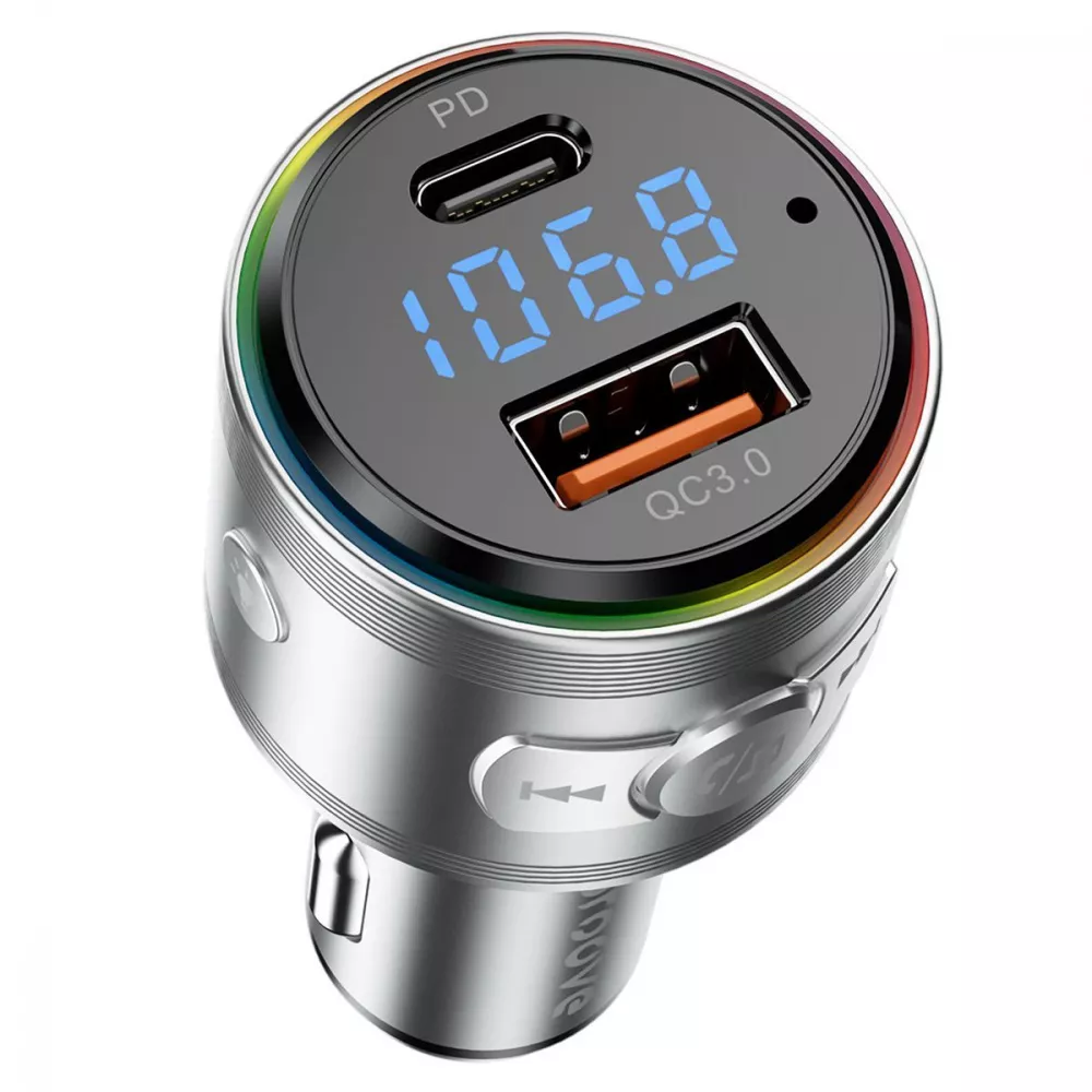 АЗП Proove FM Launcher Maxi Wave 30W (PD+QC3.0) Type-C+USB