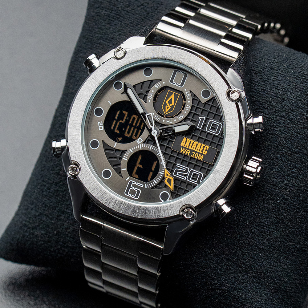 Годинник класичний "Ахіллес" з браслетом