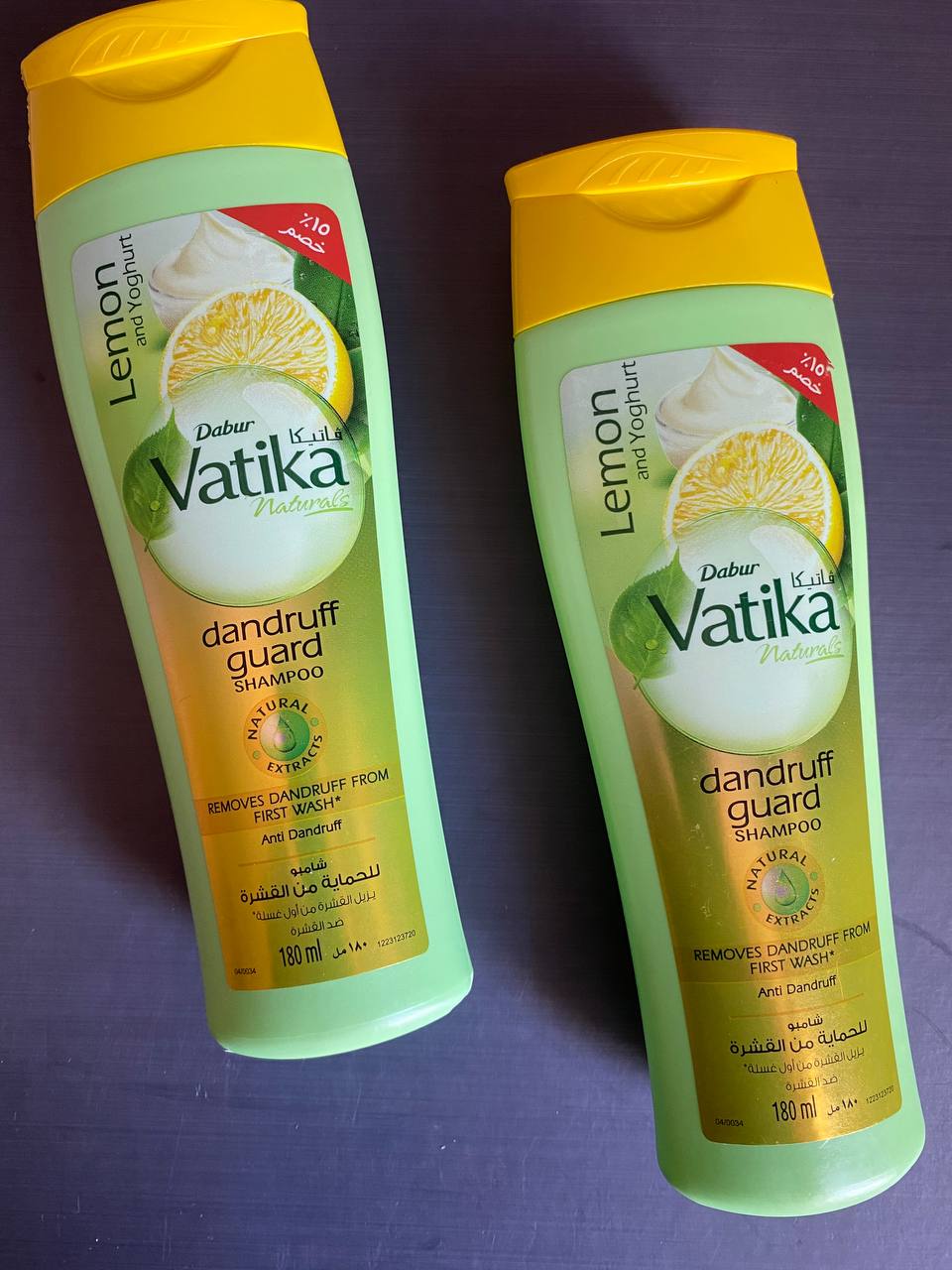 Vatika Shampoo Lemon Yogurt Ватіка Шампунь проти лупи лимон йогурт