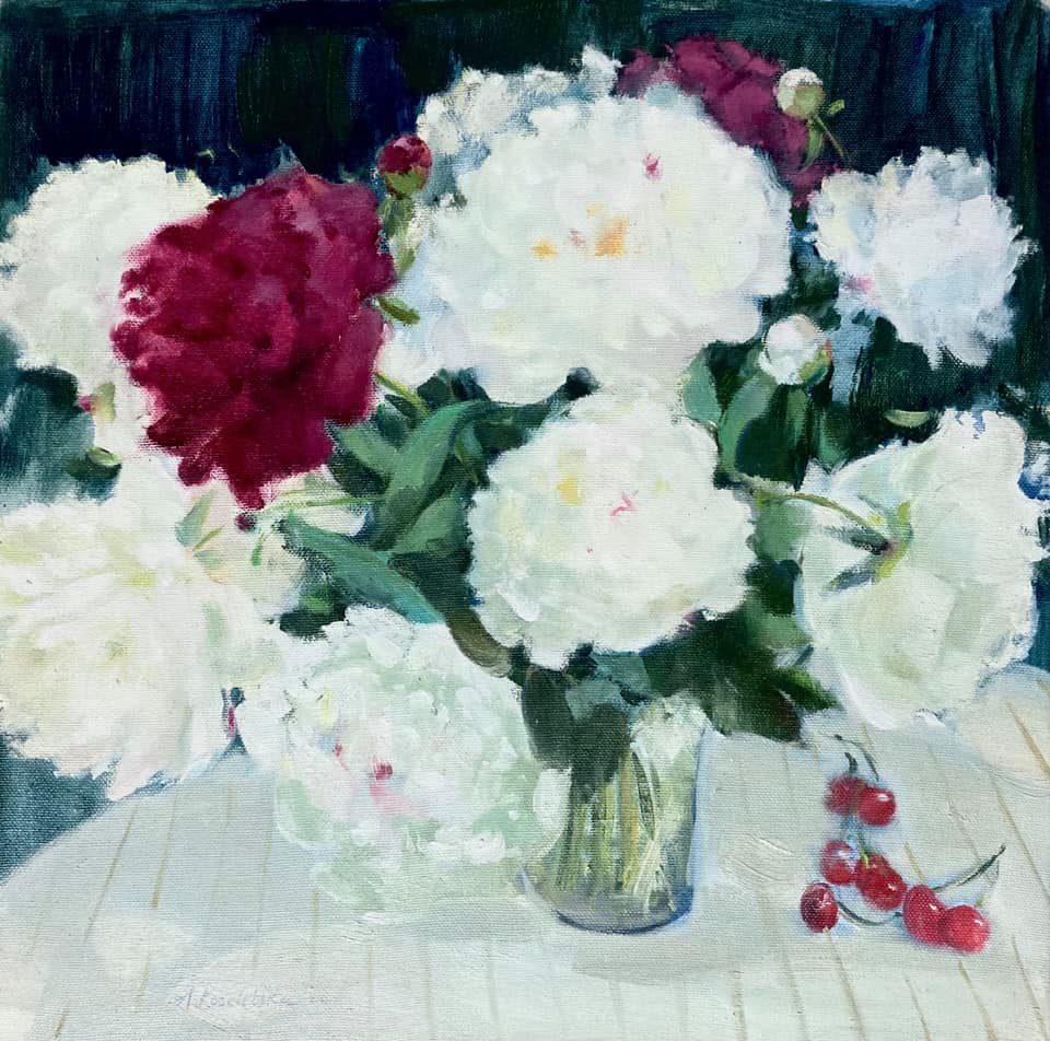 June, 2020, 50x50 sm, oil on canvas