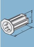 Втулка для вала 40 мм для захисних ролет