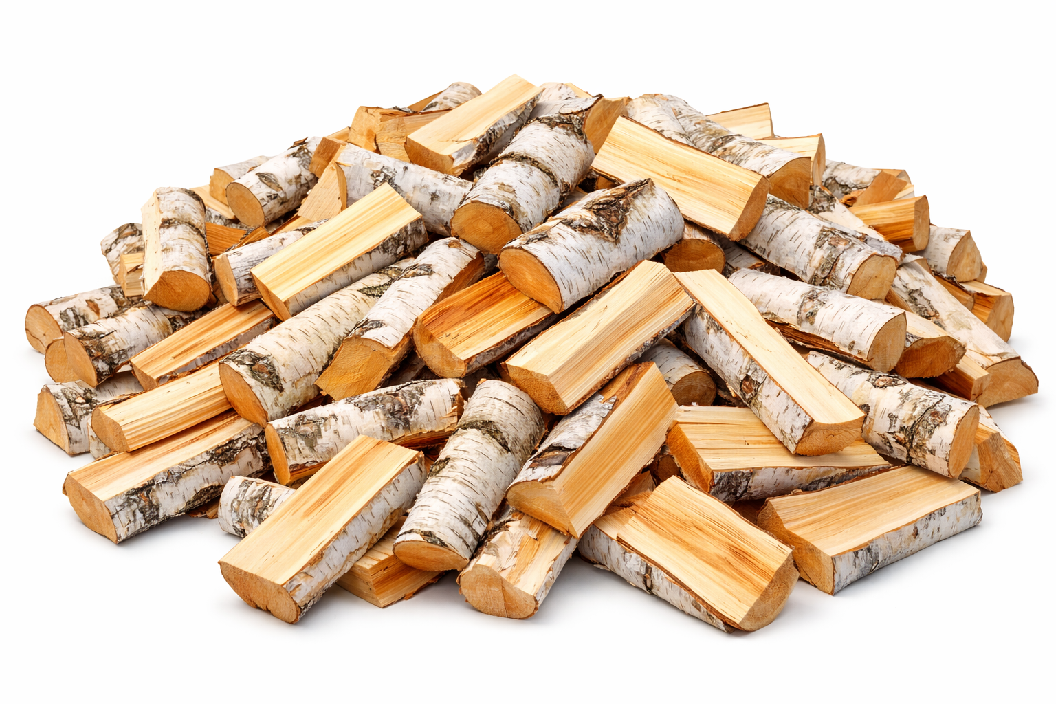 Дрова колоті: береза