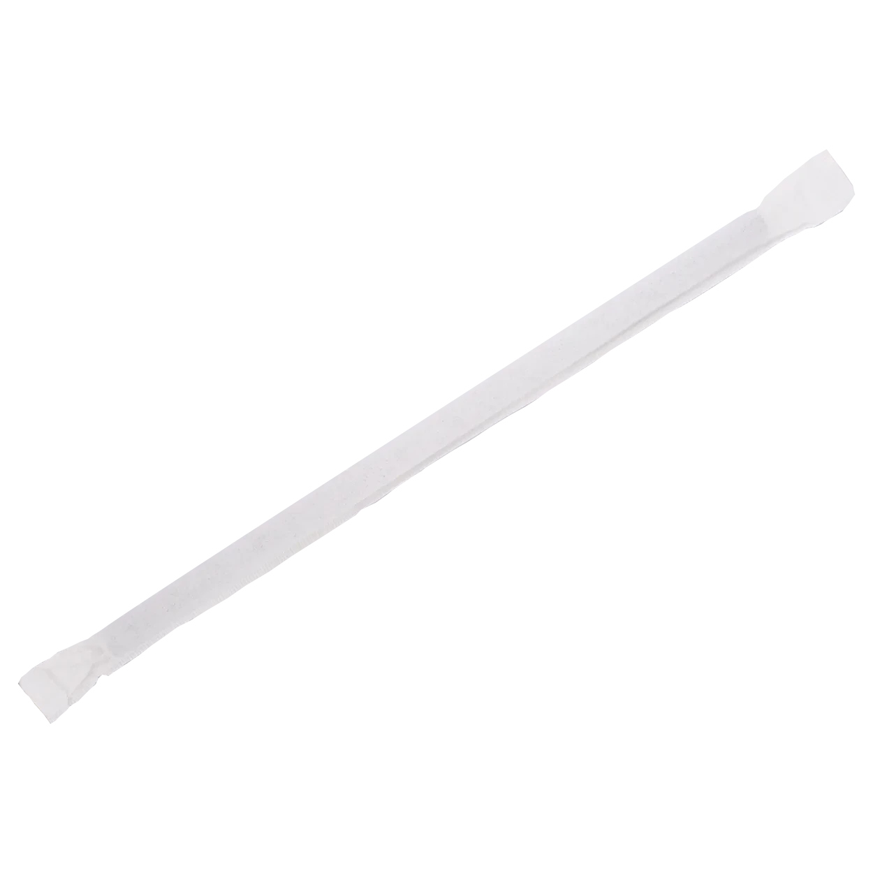 Паперова трубочка крафт у паперовій індивідуальній упаковці, 8х197 мм, 100 шт