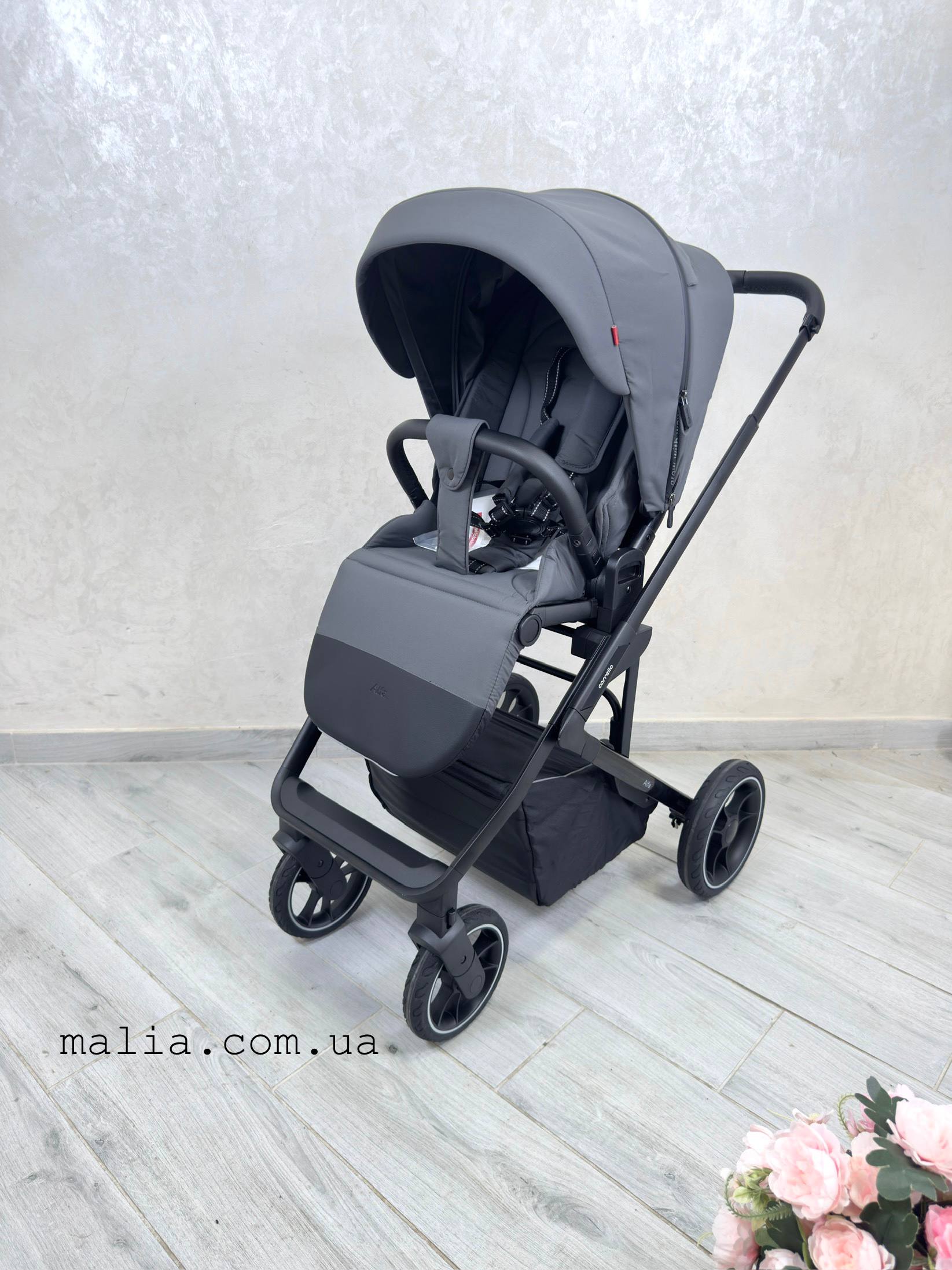 Прогулянкова коляска CARRELLO Alfa CRL-5508 BFM Graphite Grey 2026