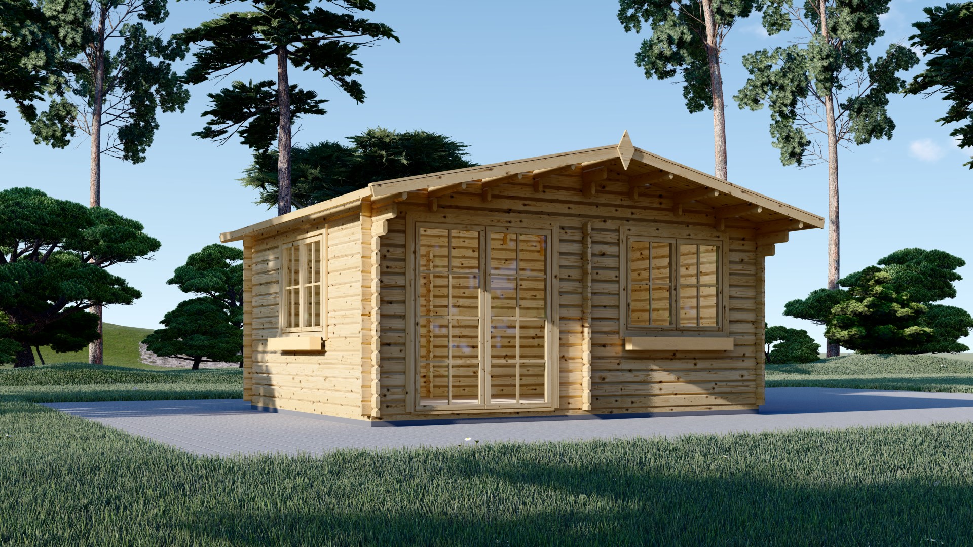 Caseta de jardín de madera Vinis 5x3