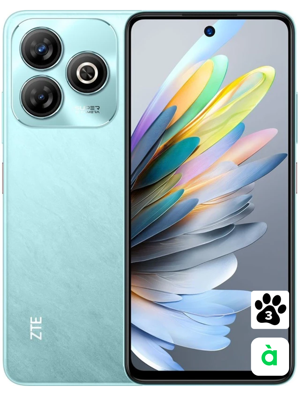 Мобільний телефон ZTE Blade A75 4/256GB Green