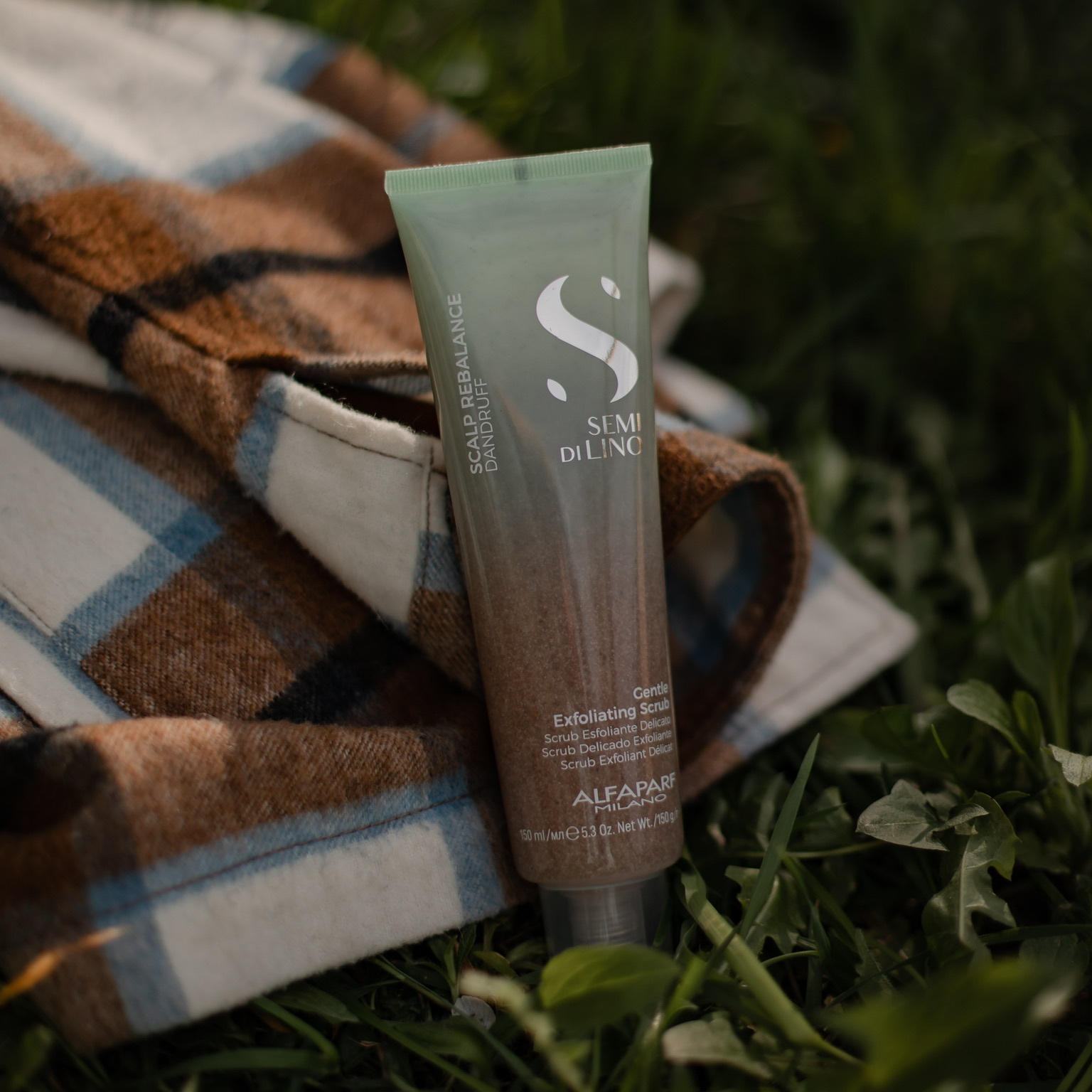Semi di Lino Scalp Gentle - Скраб для шкіри голови проти лупи