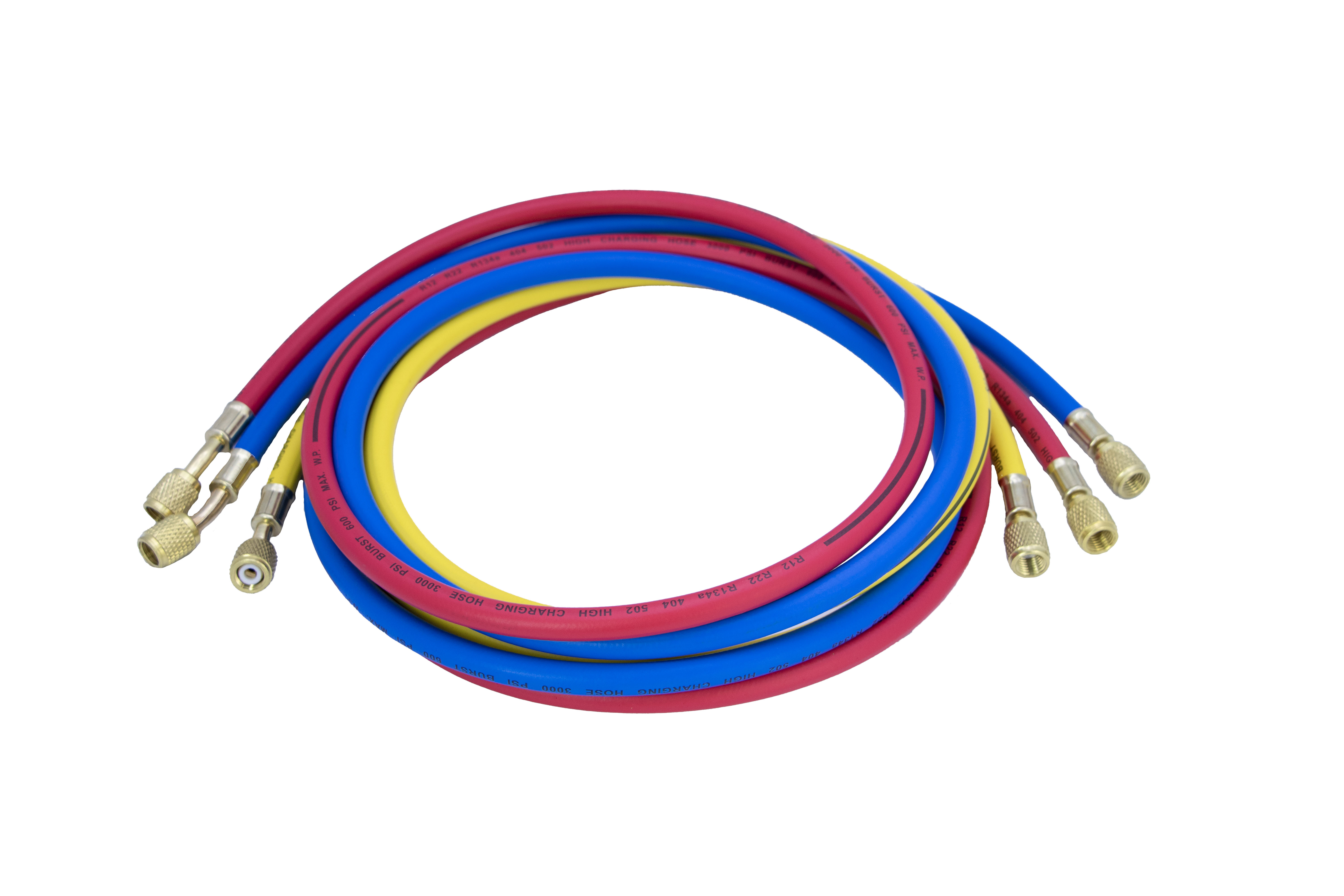 5 m RYB P Заправні шланги 5м для фреона R12 / R22 / R502 / 134а / 404а 1/4 -1/4 SAE