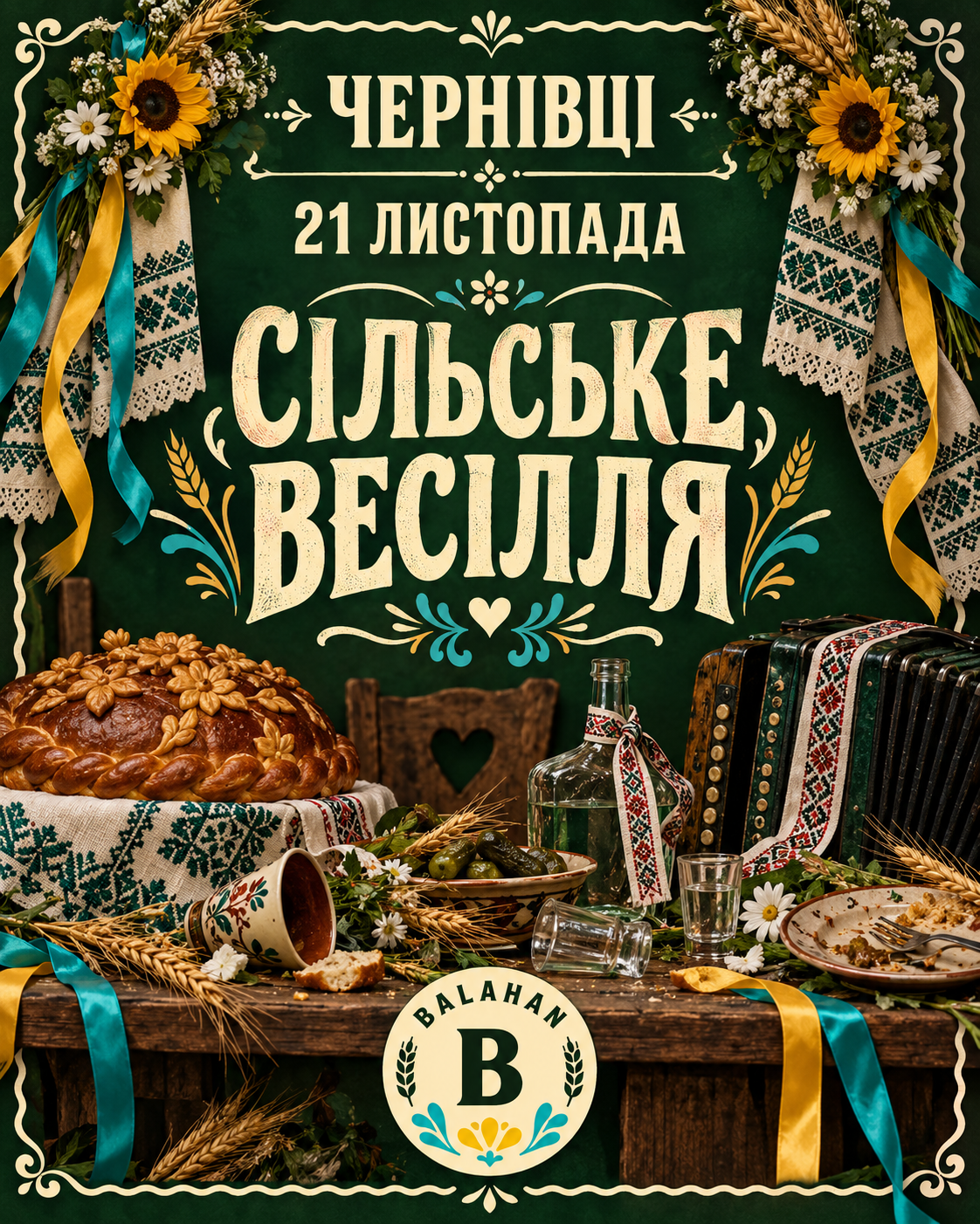 Сільське весілля Черкаси