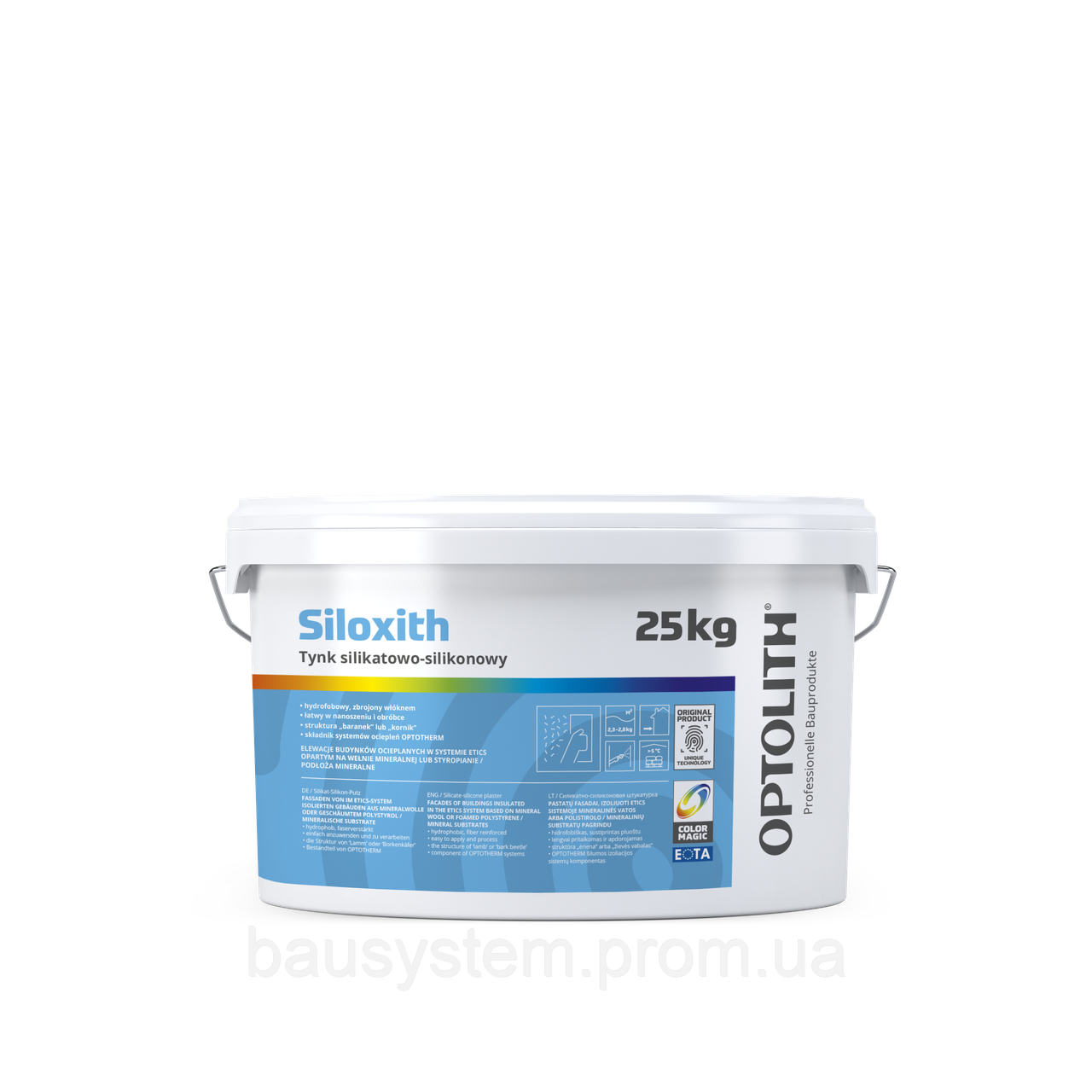 Штукатурка силоксанова баранчик (шуба), OptoPlast Siloxith 25 кг.