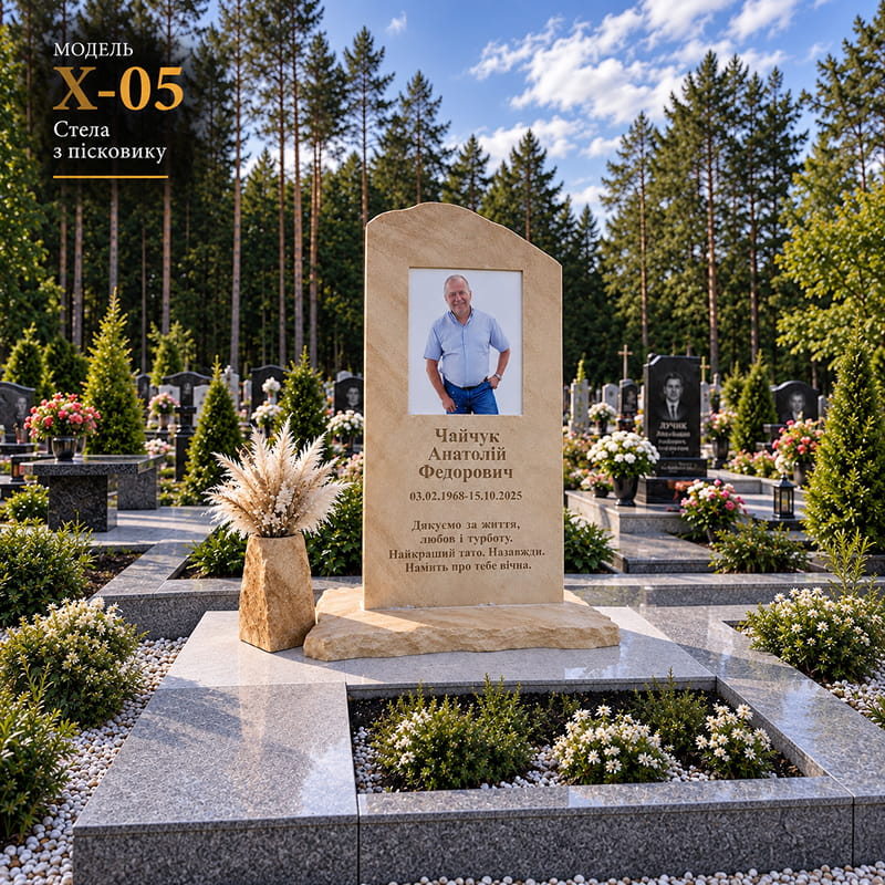 X-05 — Стела з пісковику