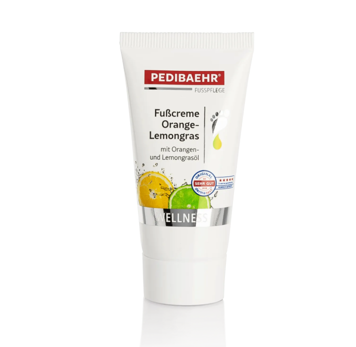 Крем для рук та ніг з олією апельсину та лайму PediBaehr Fub Creme Orange Lemongrass, 30 мл