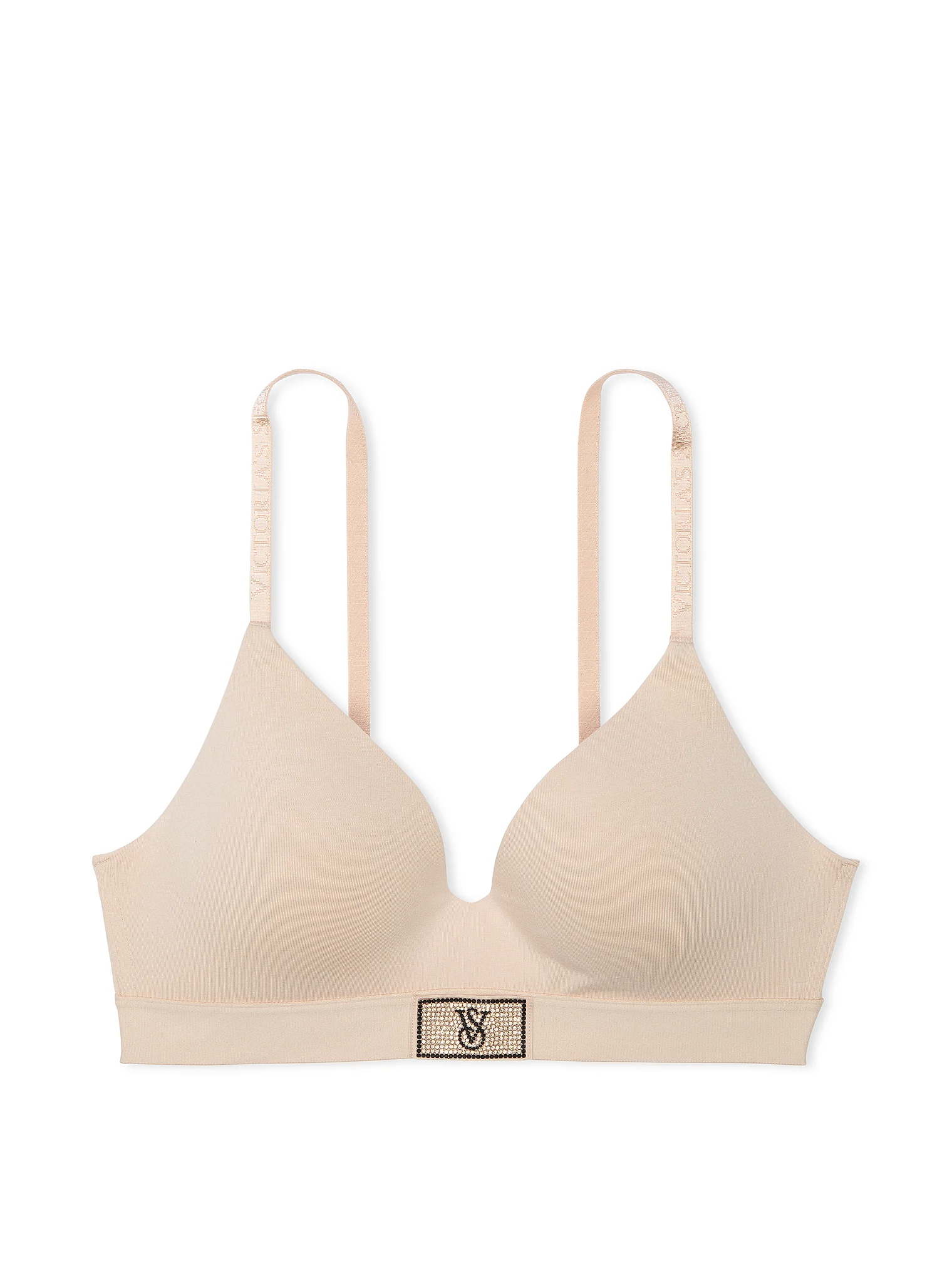Бюстгальтер Shine Patch Lightly Lined Wireless Bra бежевий