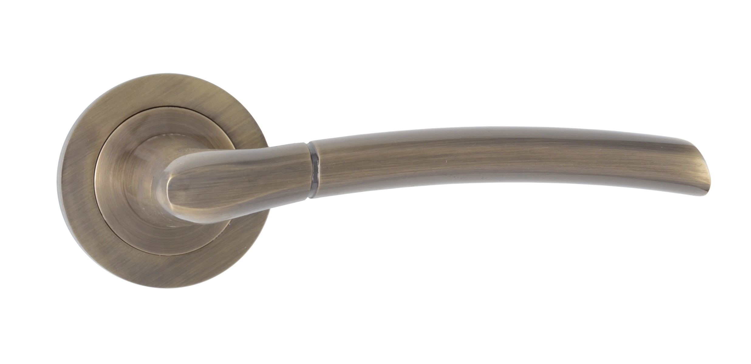 Дверна ручка SIBA Olimpos антична бронза на розетці A01