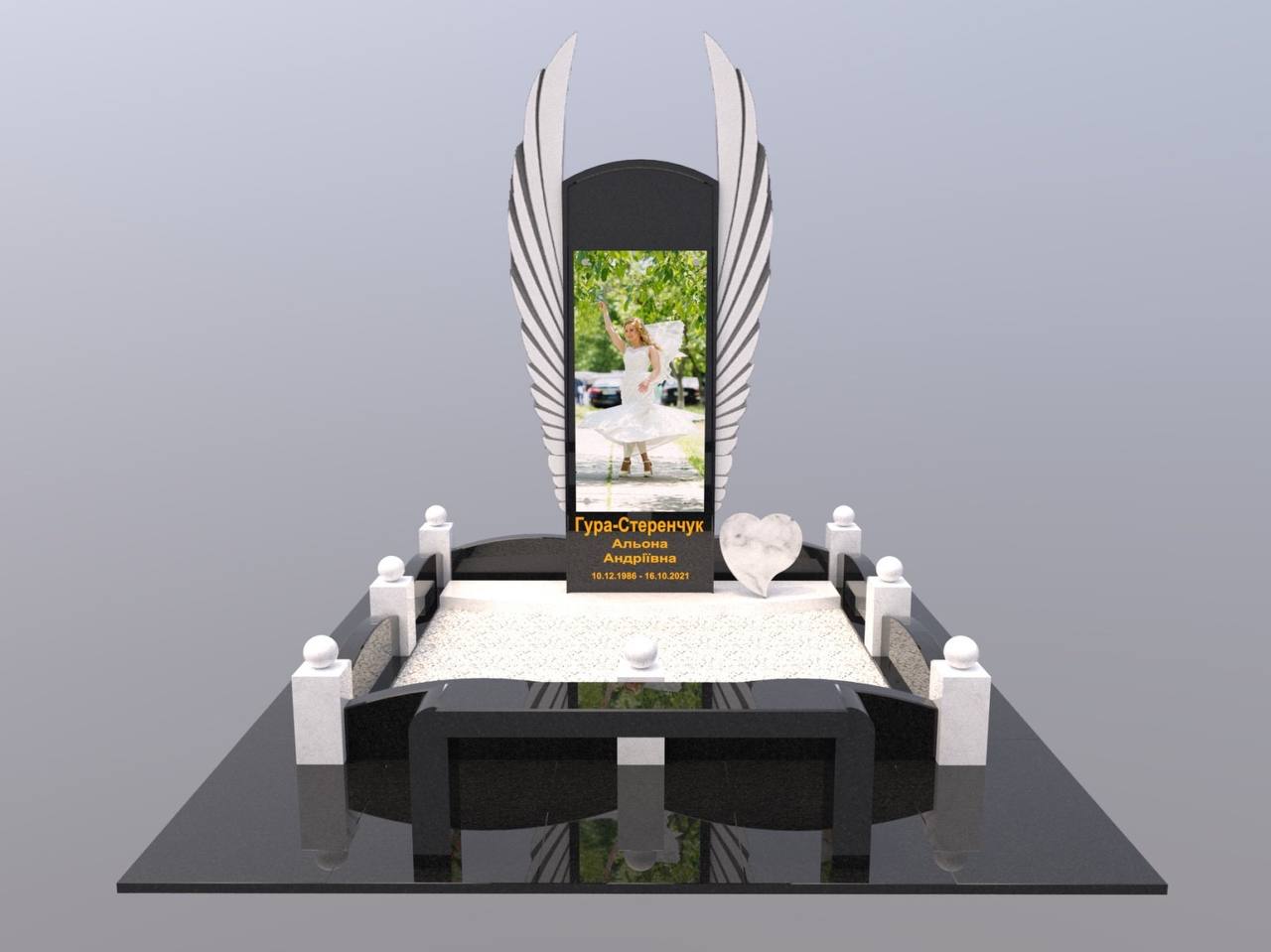 Мармуровий пам'ятник №8