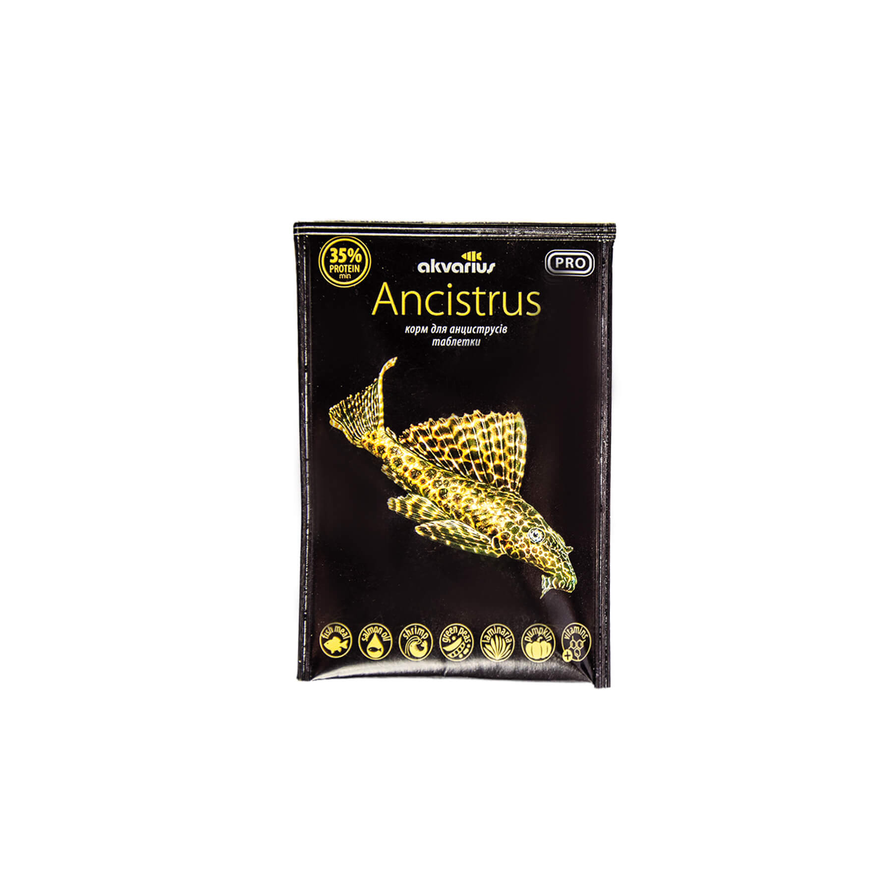 Корм для риб Акваріус Меню д/анциструсов  10 г