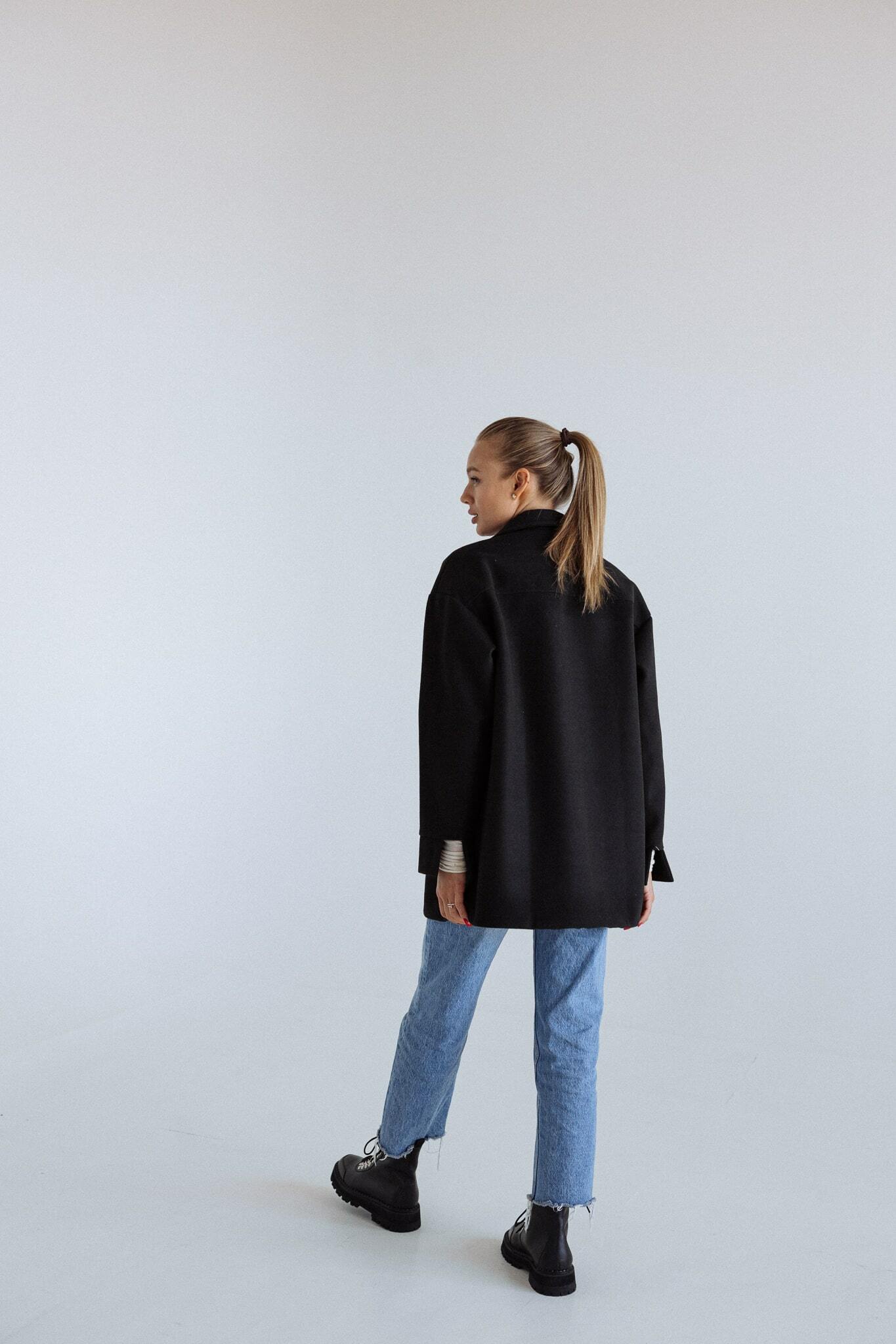 Warm shirt coat