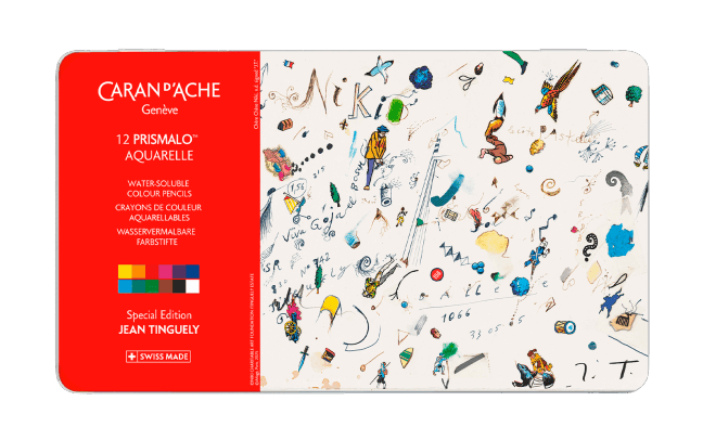 Коробка з 12 аквелярними кольорами PRISMALO™ від Jean Tinguely Dear Niki – спеціальне видання