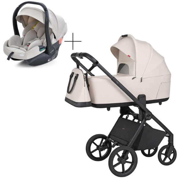 Коляска CARRELLO Ultra CRL-6556 3в1 Milk Grey