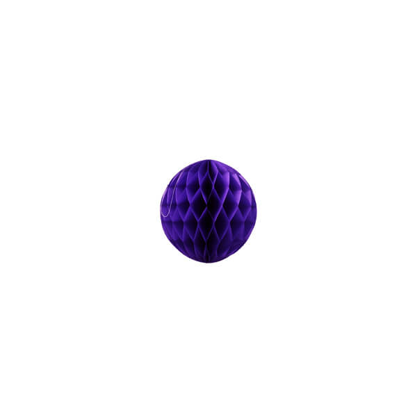 Гофро-куля фіолетова 8см