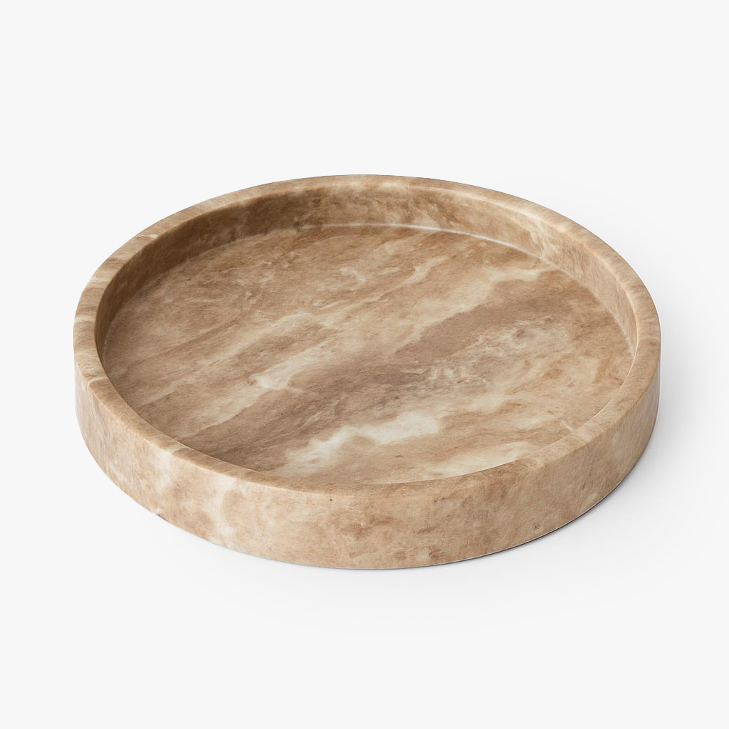 Round Wooden Tray